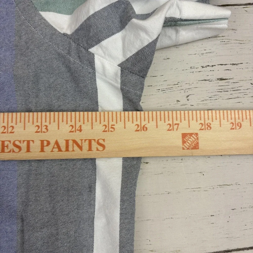 Polo Ralph Lauren Striped Oxford Camp Shirt Mens XL Colorblock Classic Fit